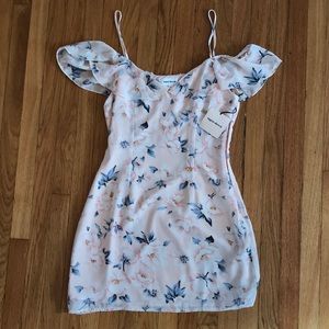 Floral Dress with cap sleeves